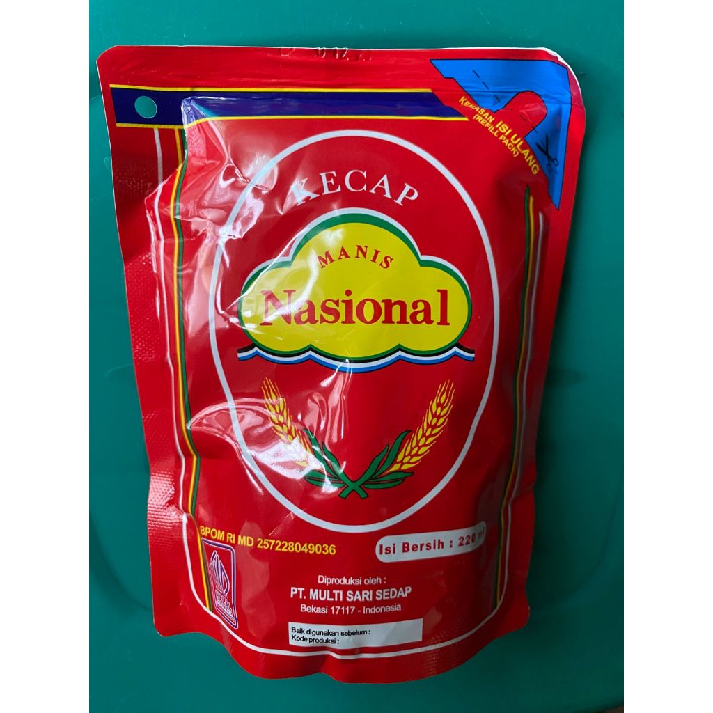 

Kecap Nasional 220ml eceran per pcs