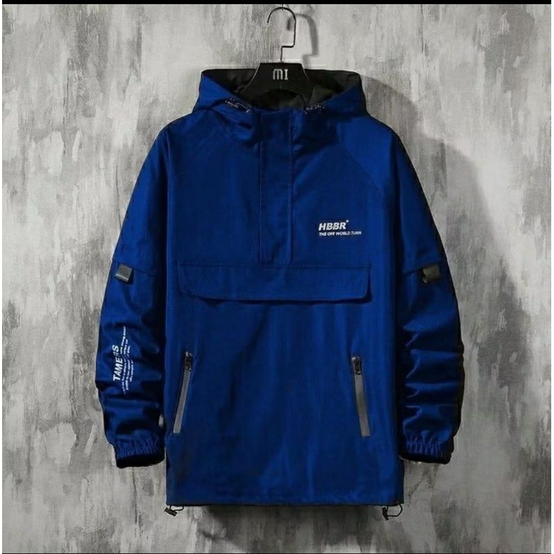 Jaket Cougle simple Jaket kantong doraemon