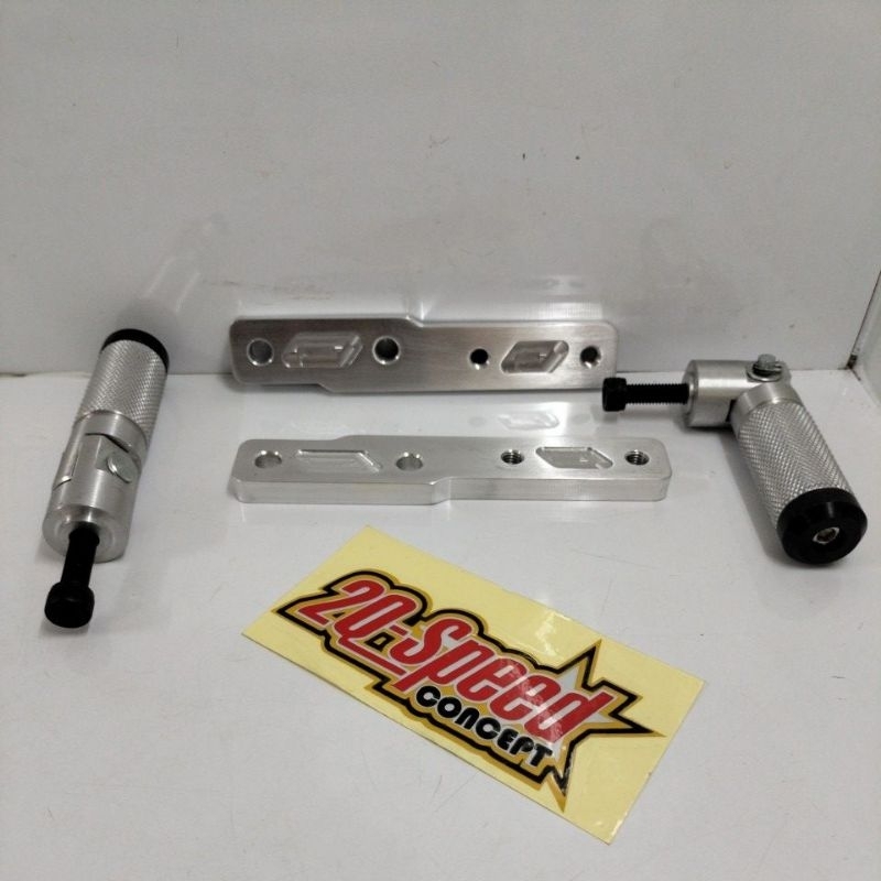 + BRAKET STEP BELAKANG & JALU PIJAKAN LIPAT SATRIA FU