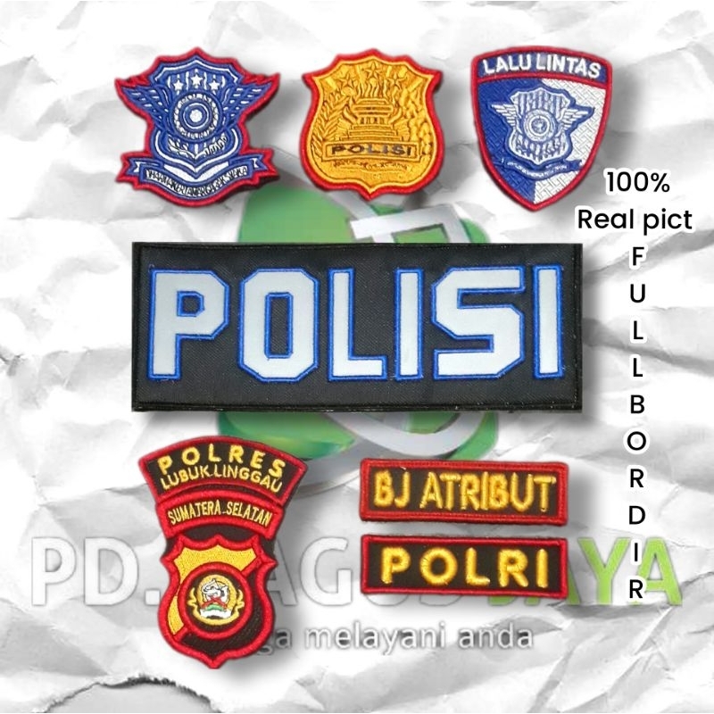 NAMA BORDIR TIMBUL JAKET DAN ROMPI VELCRO/ PEREKAT