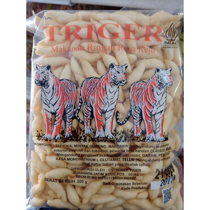 

camilan bidaran keju triger 200gr gurih enak renyah