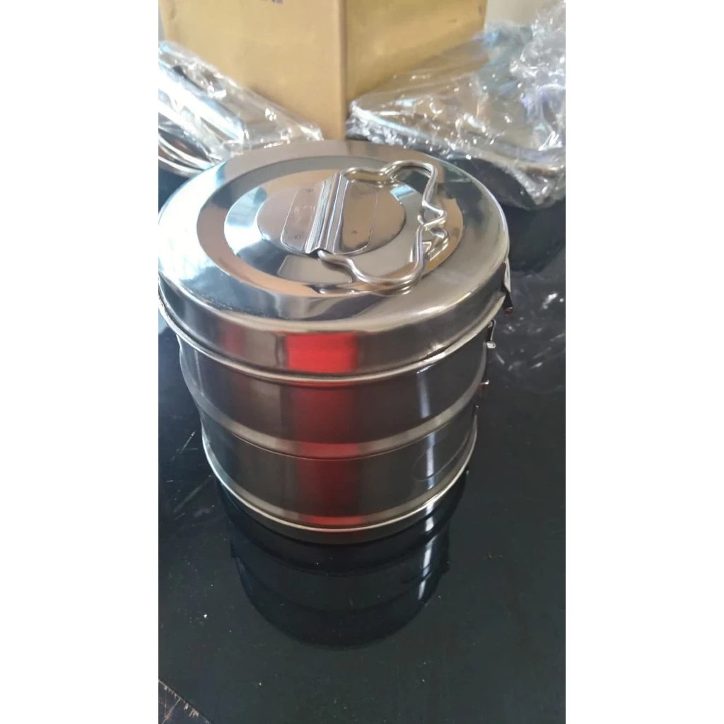 Dressing Drum Tromol Sterilisasi Stainles 15cm/DRESSING DRUM 15 CM - TROMOL 15 CM