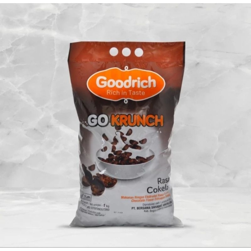 

Go CRUNCH GOODRICH RASA COKLAT BERAT 1KG