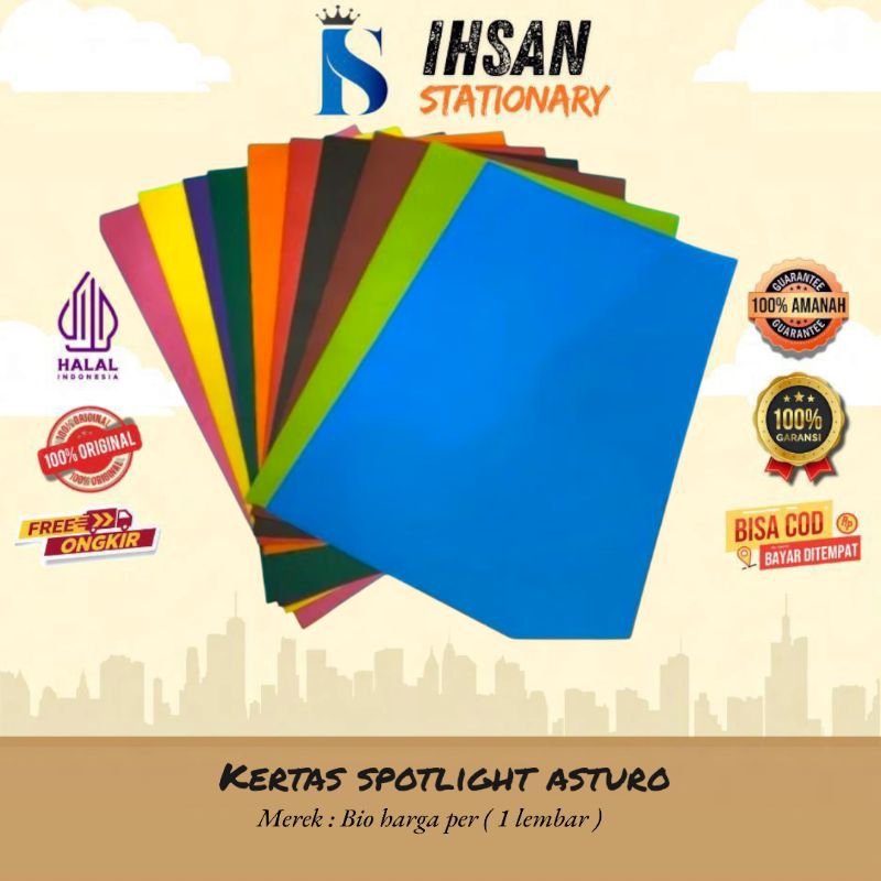 

kertas spotlight/asturo 40X60 (1 Pics)