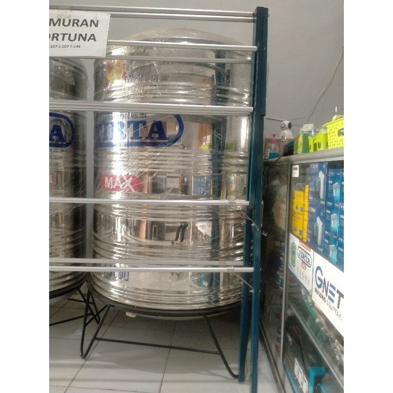 Tangki Air Stainless Tirta kapasitas 1000 Liter