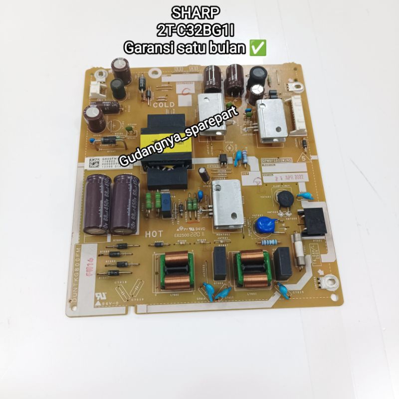 Psu Sharp 2T-C32BG1I 2T C32BG1I power supply mesin tv