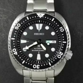 Seiko Prospex Turtle SRP777K2 Black Automatic Original Limited Edition Diver's 660 Ft / 200 M Discon