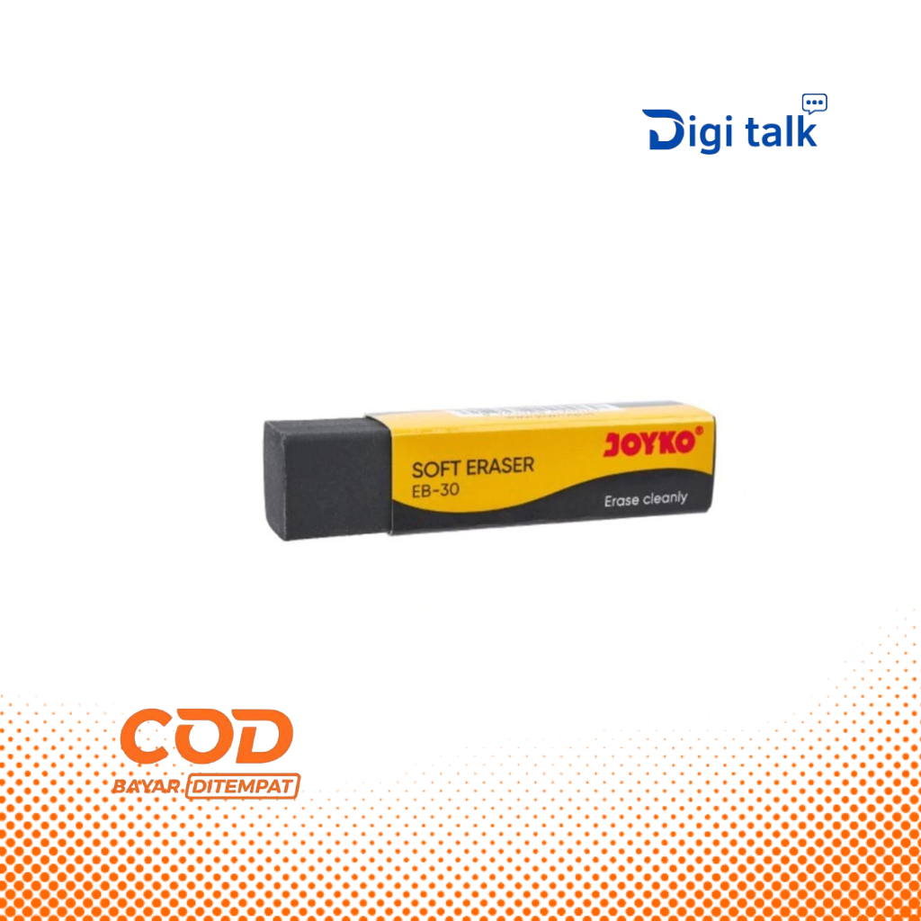 

Joyko Eraser Penghapus EB-30 Hitam / Penghapus Karet Pensil