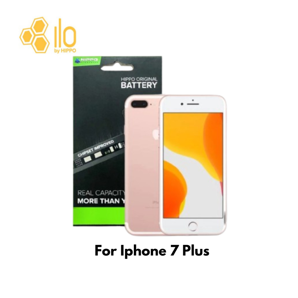 Hippo Baterai Baterry 100% ORI Baterai iPhone 7 Plus 2900Mah Original Batere Premium Batu Batre