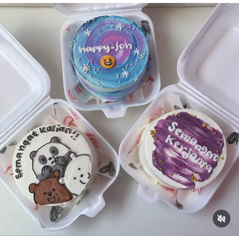 

Bento cake Request polos dan Bergambar