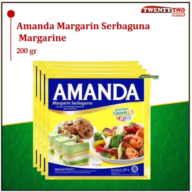 

Amanda Margarine Mentega Masak kRIM Serbaguna 200 gr