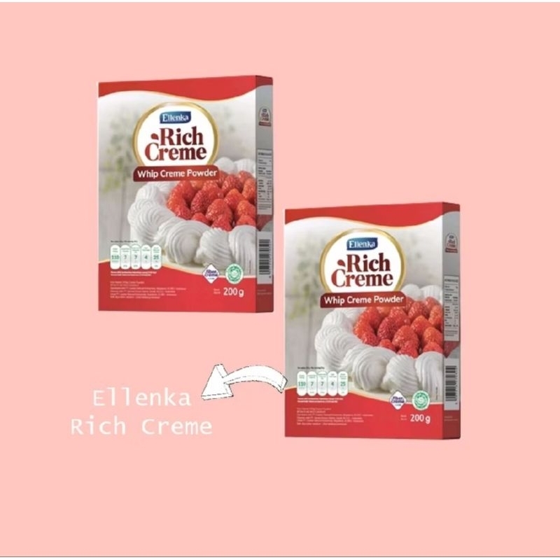 

Whip Creme Powder Ellenka Rich Creme 200gr