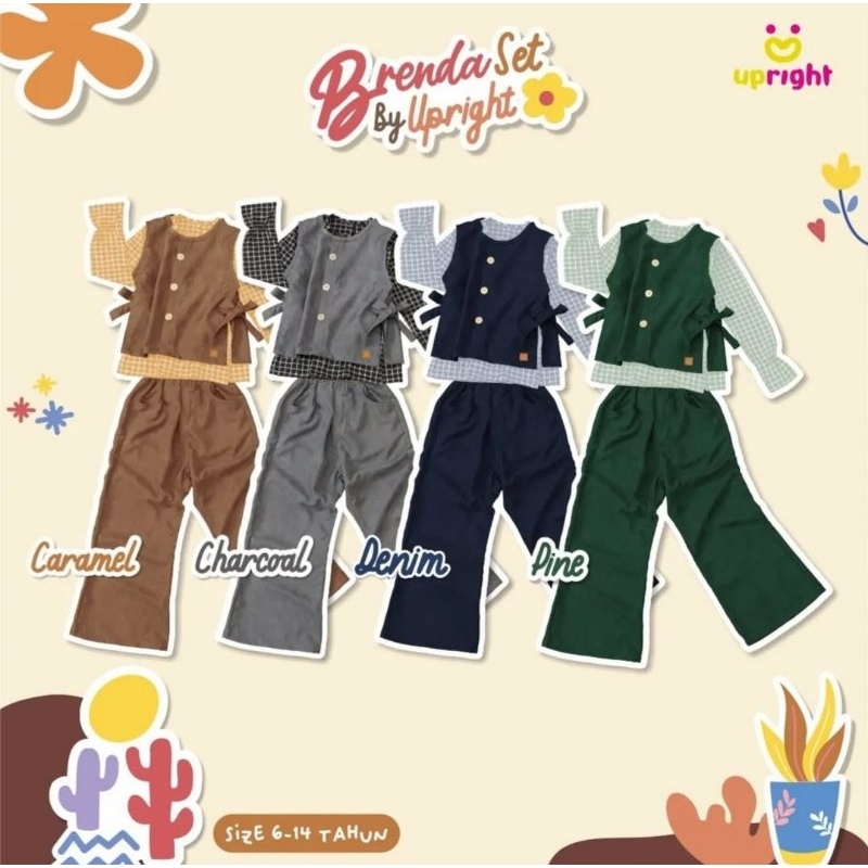 Brenda Set/Setelan Nak laki-laki by Upright