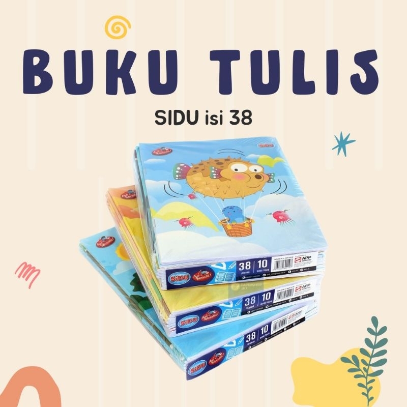 

Buku Tulis SIDU Isi 38 [1 Pak = 10 Buku]