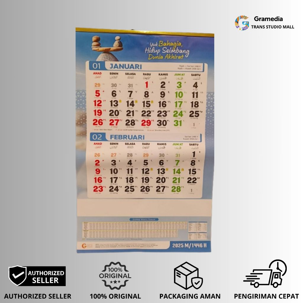 

Gramedia Bandung TSM - Kalender Regional 2025