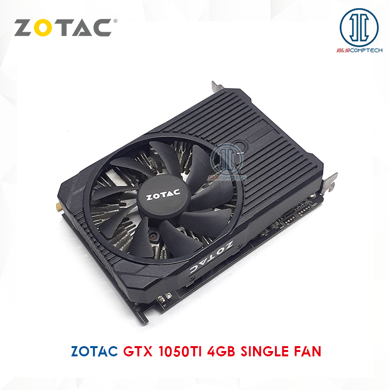 VGA ZOTAC GTX 1050TI 4GB DDR5 128BIT SINGLE FAN BUKAN GTX 750TI GTX 1050 RX570 RX580