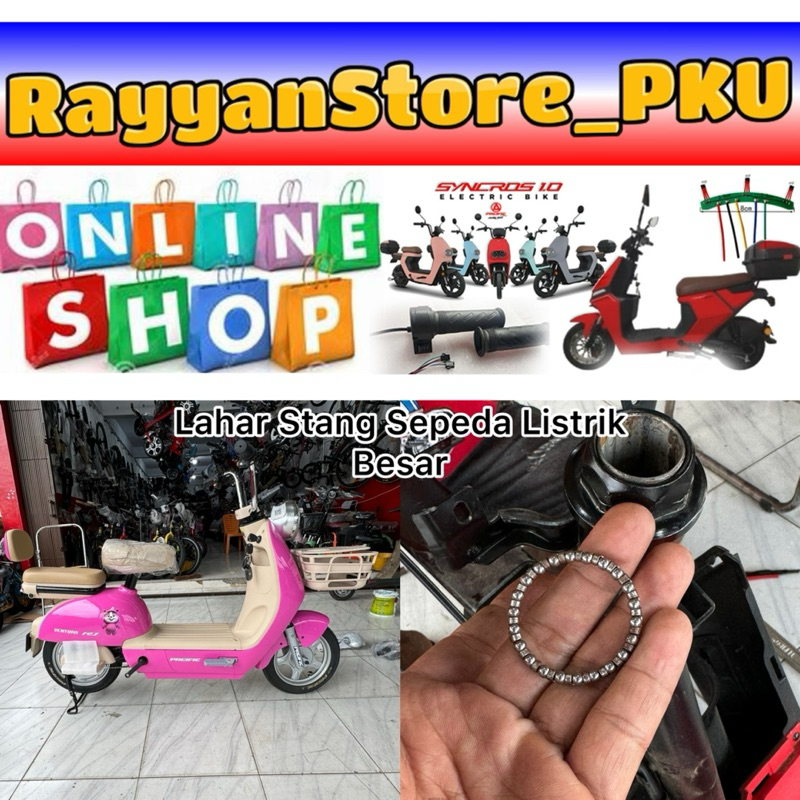 Lahar stang sepeda listrik Upper Size bisa digunakan untuk semua sepeda listrik yang mengunakan laha