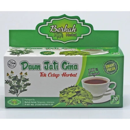 

Teh Celup Daun Jati Cina | Teh Diet dan Pelangsing Herbal Alami