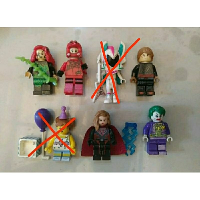 Mainan balok susun Super Heroes Brick Campuran