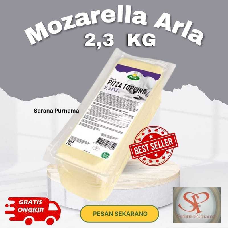 

Keju Mozarella Arla 2.3 Kg Keju Lumer Mulur Pizza Topping Cheese Mozarella