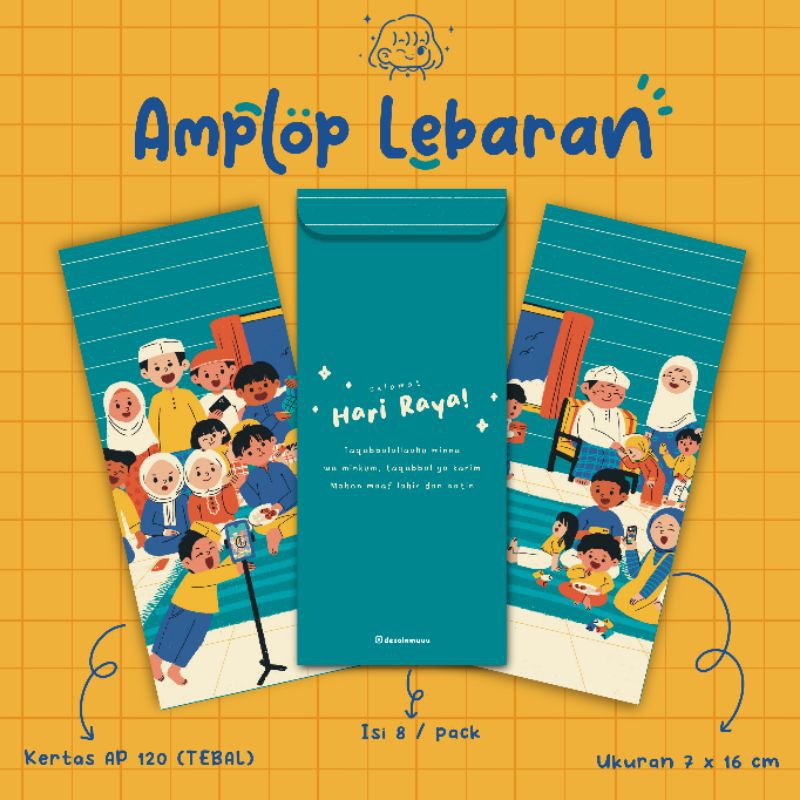 

Amplop Hari Raya Lebaran TOSCA by desainmuuu