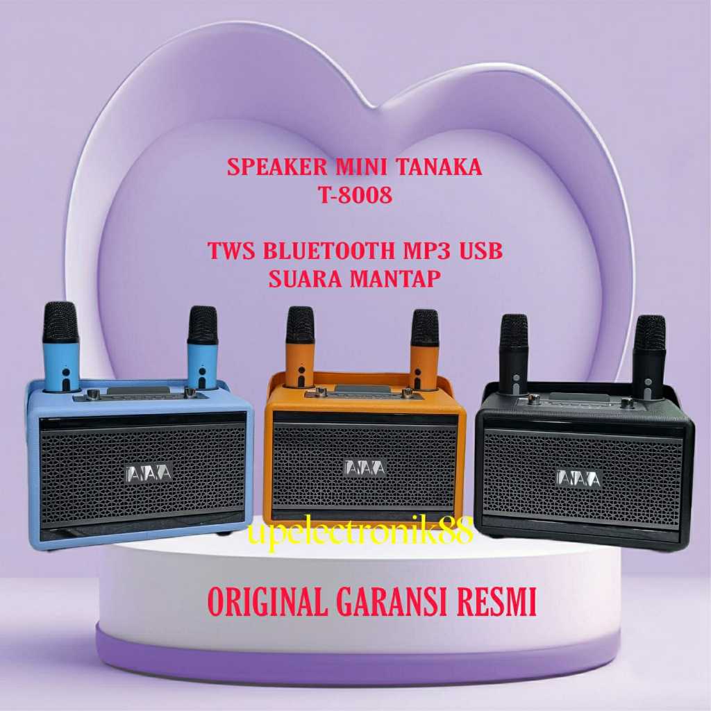 Speaker Portable Mini Karaoke Tanaka TNK T-8008 Extra Bass