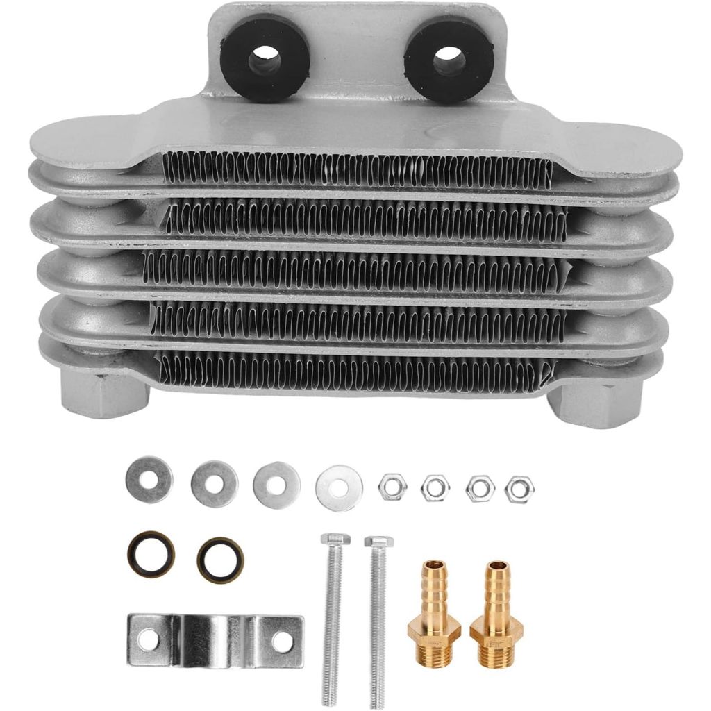 Pengganti Radiator Pendingin Oli Mesin 5 Baris Engine Oil Cooler Radiator Untuk Motor 125-250cc