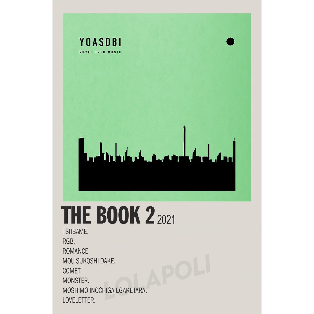 Poster Cover Album The Book 2 - YOASOBI