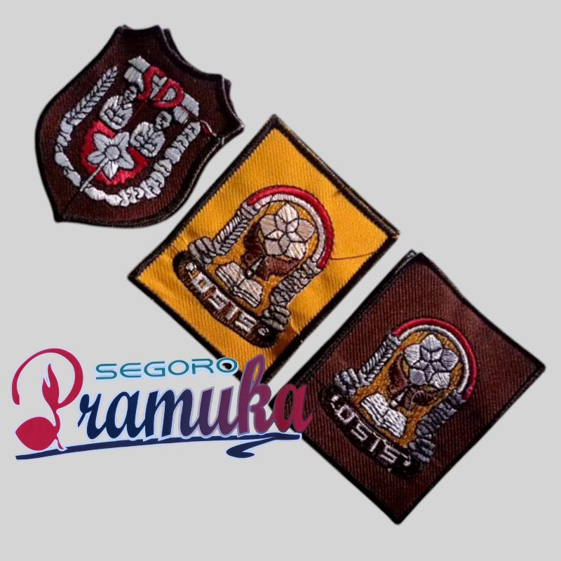 Badge Saku Seragam Sekolah Bordir Badge OSIS Bet Seragam Sekolah Logo SD Logo SMA Bet SMP Bordir