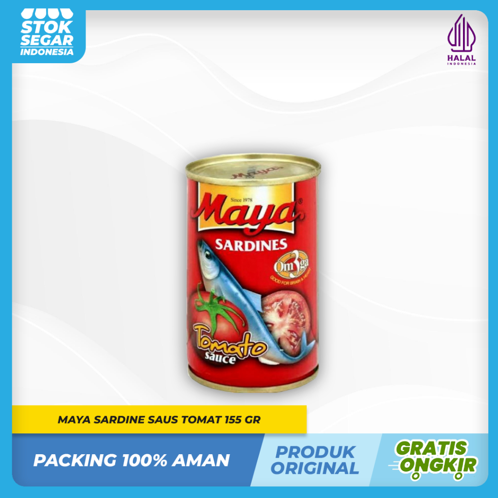 

Maya Sarden Sauce Tomat 125 Gram