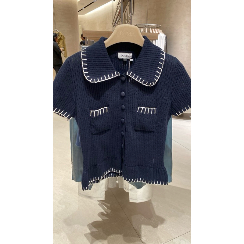 DUMA Mina Top in Navy size 2 NEW with TAG