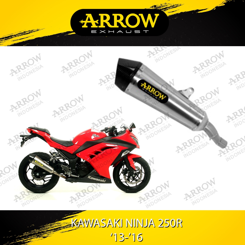 Knalpot Arrow X Kone Kawasaki Ninja 250 Old