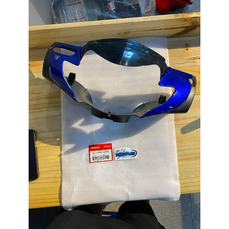 BATOK LAMPU DEPAN SUPRA X 125 BATMAN VISOR 2005-2006 BIRU 53205 KPH 700FMT ORIGINAL AHM