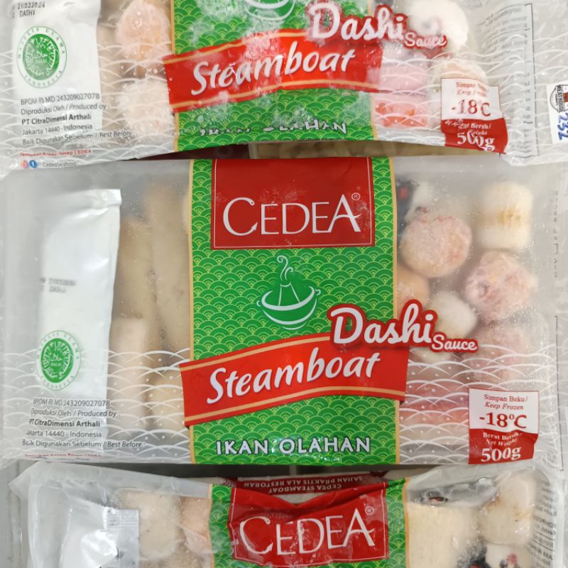 

Cedea Ikan Olahan Steamboat Dashi Set 500 gr