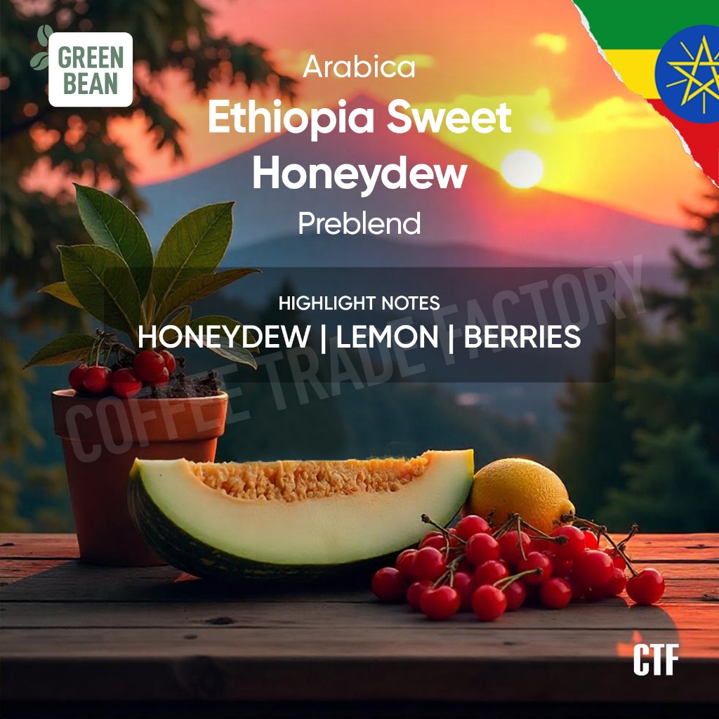 

Green Beans Arabika Honeydew Pre-blend / Coffee Trade Factory CTF / Green Bean Arabica biji kopi mentah premium berkualitas greenbean specialty coffee