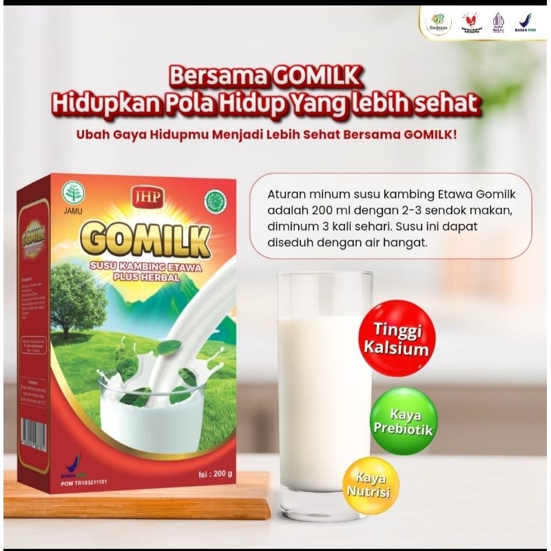 

Gomilk Etawa 200g Plus Herbal