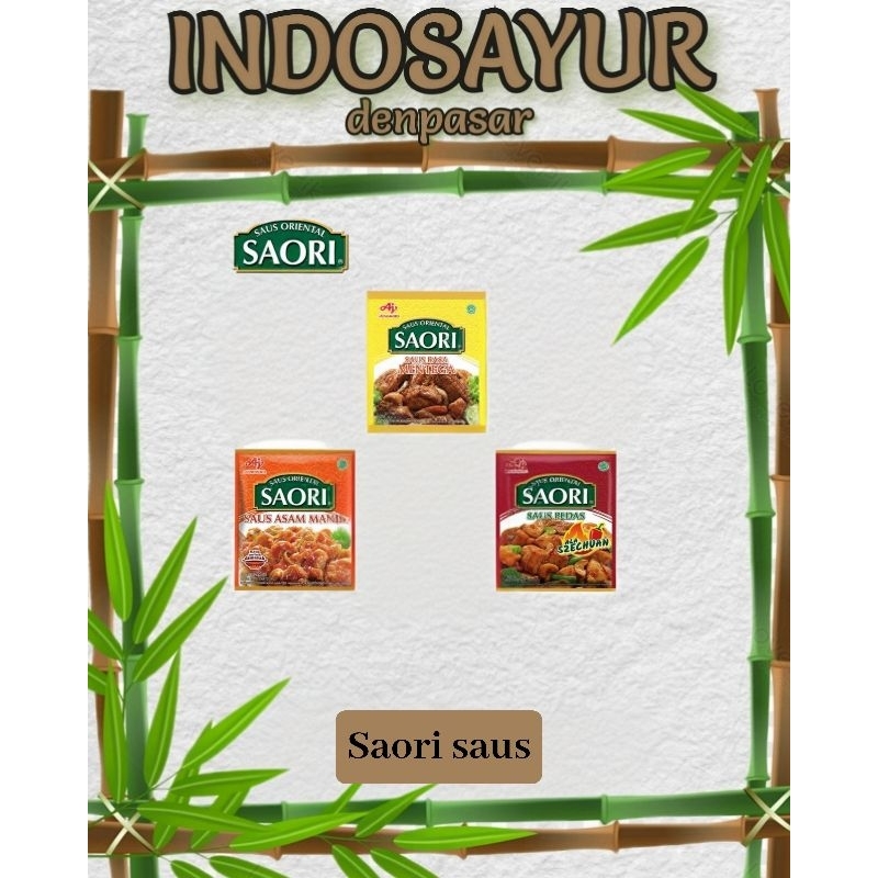 

Saori saus asam manis / mentega /pedas _ INDOSAYUR