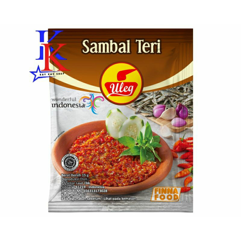 

Finna Sambal Uleg Teri 15gr (1 renceng x 10 pcs) / (1 dus isi 10 renceng)