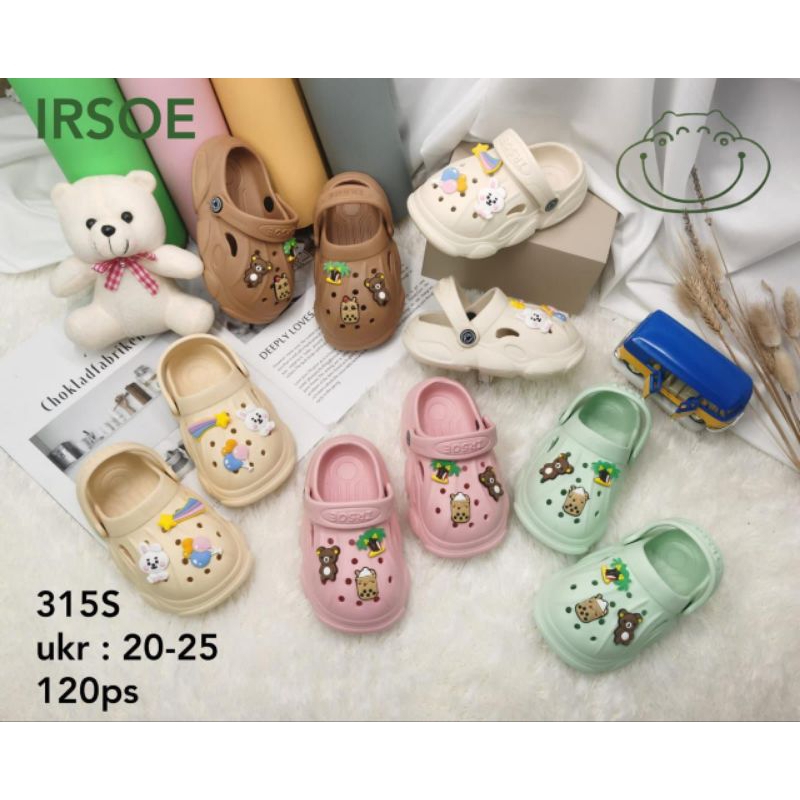 IRSOE sandal anak perempuan bahan eva