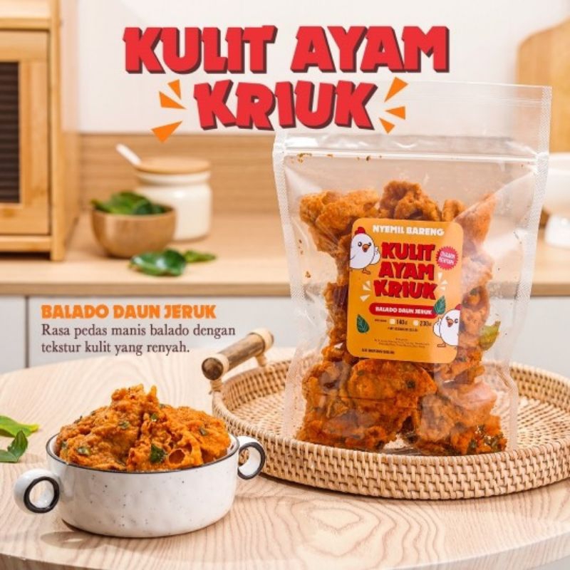 

Kulit Kriuk Balado (Lahap Bareng)