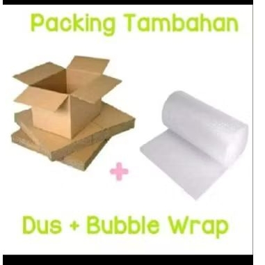 

ekstra packingan bubble dan kardus / Tambah bubble wrap / tambahan ekstra packingan