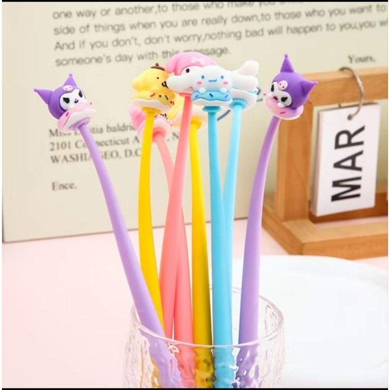 

Pulpen Boneka 3D Karakter Sanrio Panda Beruang