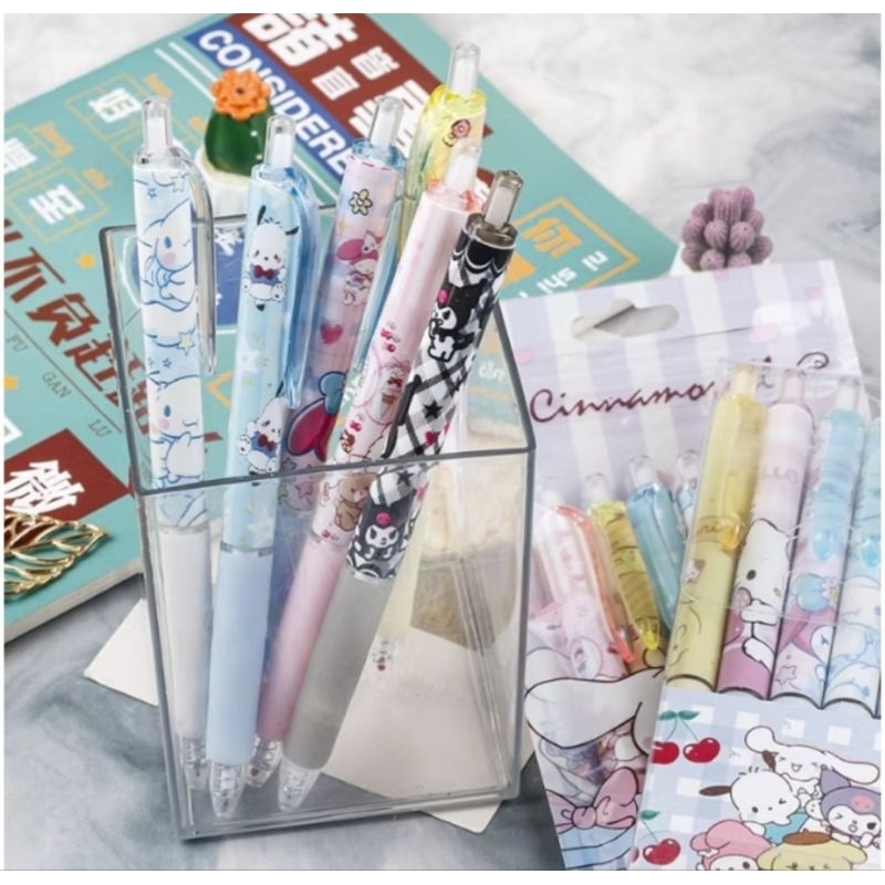 

PULPEN GEL MEKANIK / PENA MOTIF CINNAMONROLL SANRIO / BOLPOIN MEKANIK MOTIF