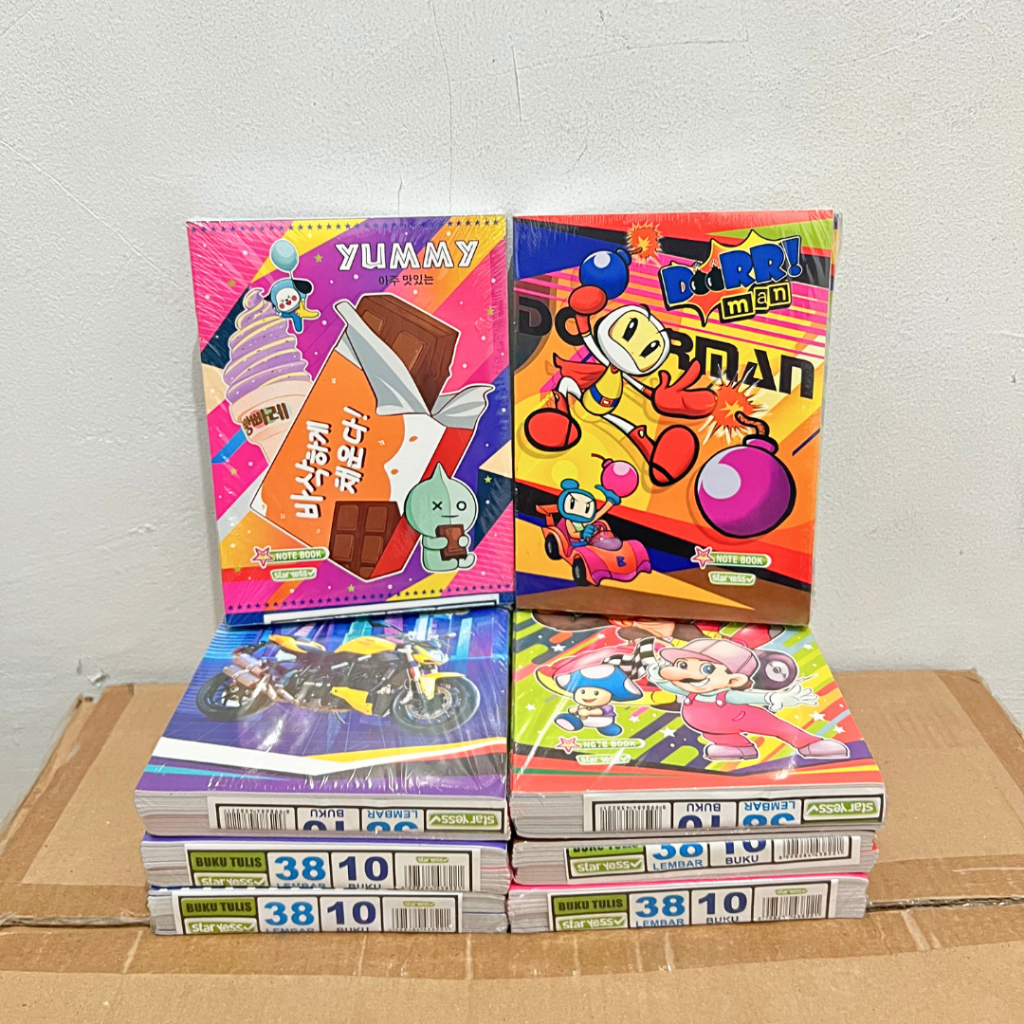 

Buku Tulis Ekonomis 36 Lembar A5 Isi 10 Pcs