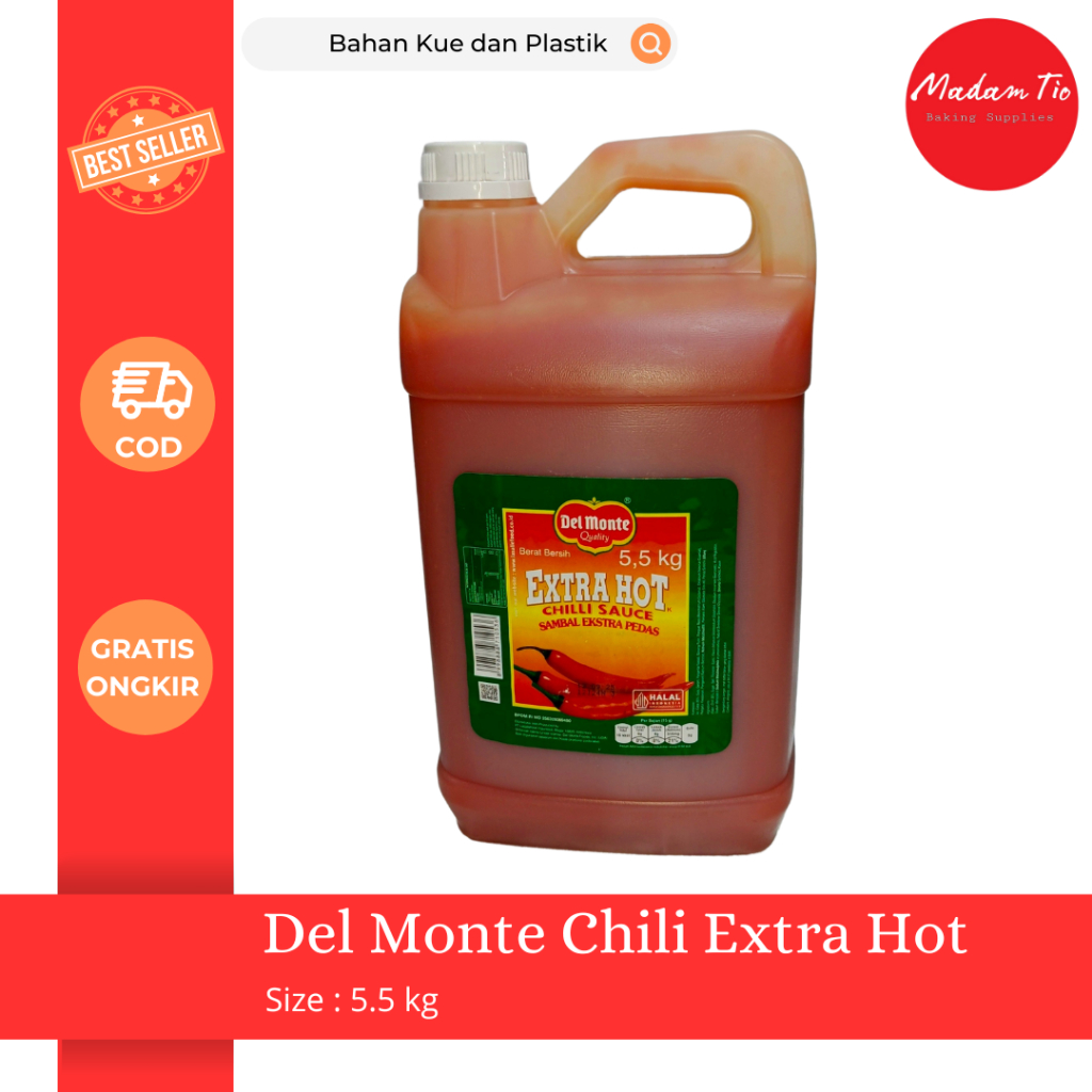

Del Monte Chili Extra Hot 5,5kg 1pcs