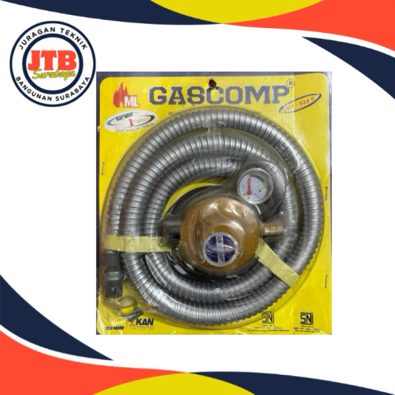 Regulator gas LPG + selang SNI - Regulator gas elpiji SNI - regulator elpiji SNI