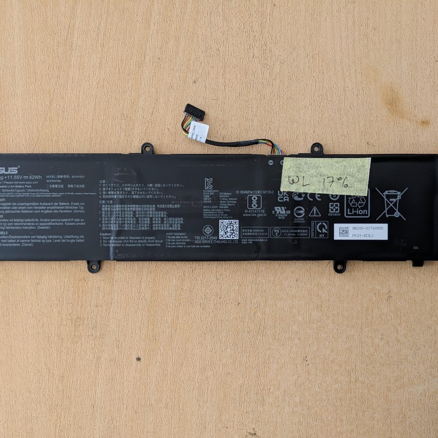 baterai asus BR1100 BR1100CK BR1100CKA original