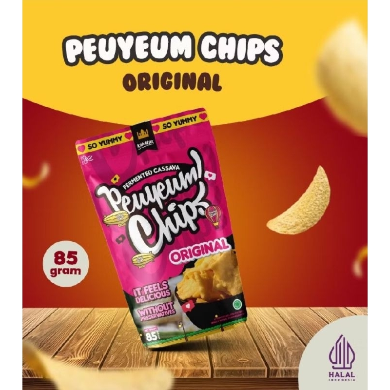 

Kakarak- peuyeum chip rasa original, 85 gr