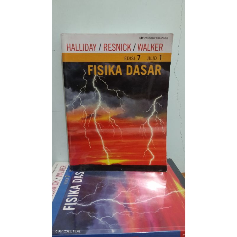 Buku Fisika Halliday Resnick Walker Jilid 1 Original Bekas