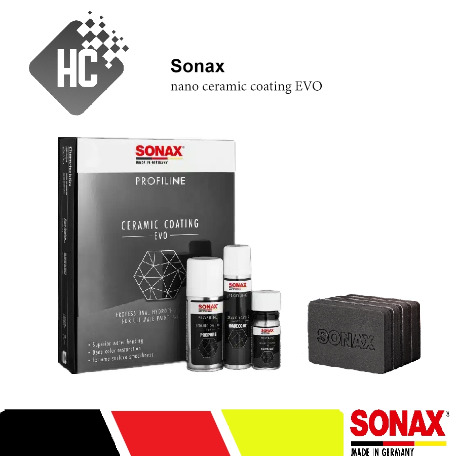 Sonax Profiline Ceramic Coating CC EVO, Nano ceramic Coating pengkilap mobil motor